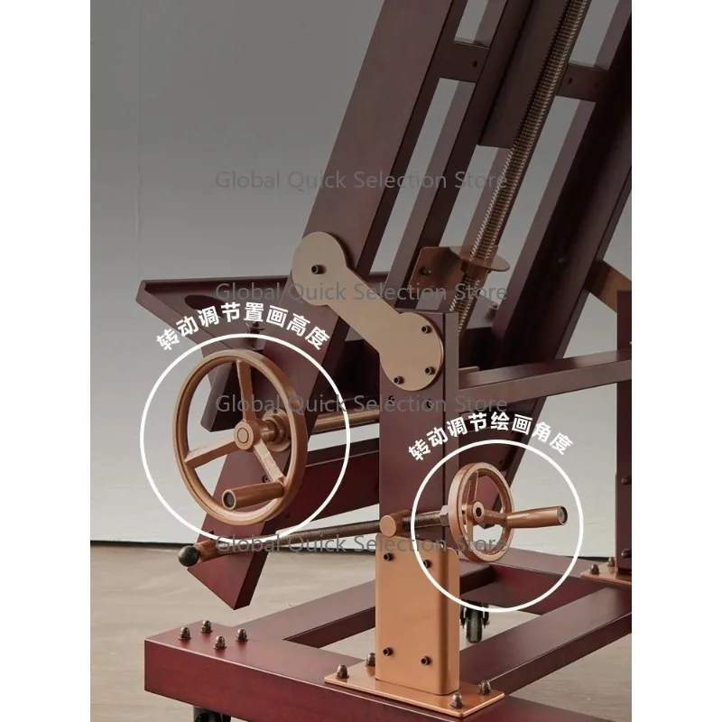 

Dual-purpose Beech Wood Easel, Adjustable Tilt Painting & Canvas Display Stand