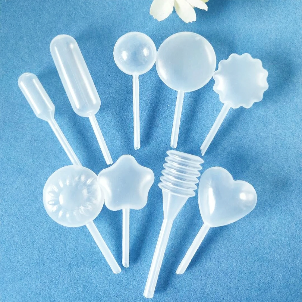 

150 Pcs Love Straw Disaposable for Cream Injection Cake Ice Dropper Dessert Heart Shape Baking Supplies 4ML Smoothie