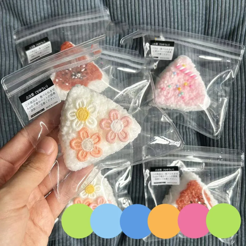 

Sesame Triangle Rice Balls Rice Ball Squeeze Toys Animal Models Imitation Food Slow Rebound Animal Toy Creative Cartoon