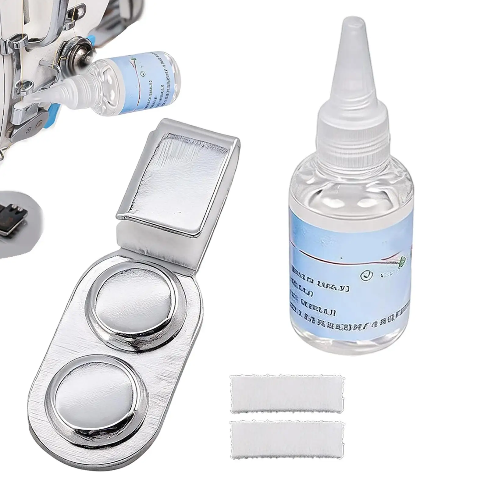 Sewing Machine Thread Oiler Skipped Thread Care Grease Kit With Magnet Base Sewing Machine Tools For Adult Beginner DIY Lover