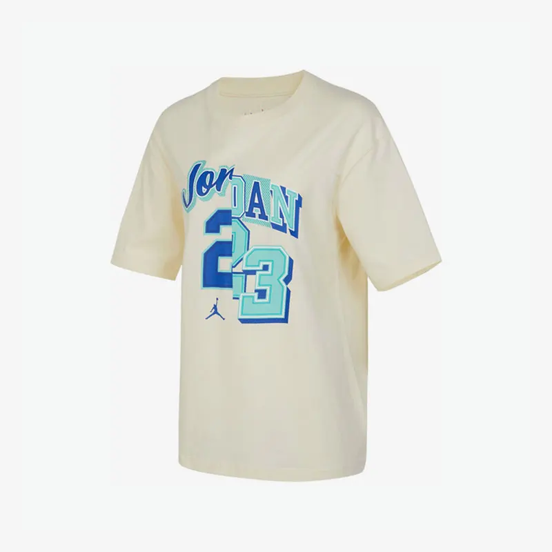 

Оригинальная женская свободная, удобная, дышащая футболка Nike Jordan с короткими рукавами FQ0362-113