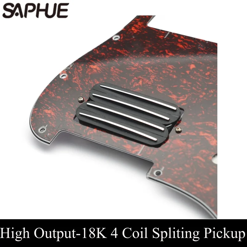 Four Coil Pickup High Output-18K 4 Coil Spliting Ceramic Heavy Metal Pickup Track Type