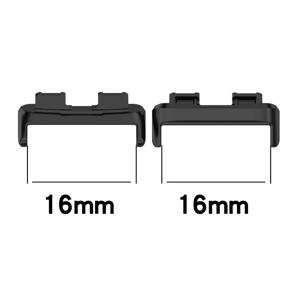 1Pair Adapter For Huawei Band 10 9 8 Watchband Strap Stainless Steel Connector Bracelet Metal 16mm Connection Adapter
