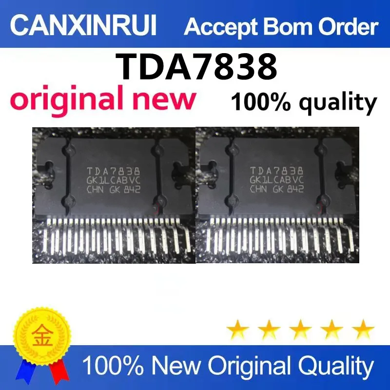 (5-100piezas)TDA7838 car amplifier chip original imported; large quantity of stock quality assurance can be directly shot packag