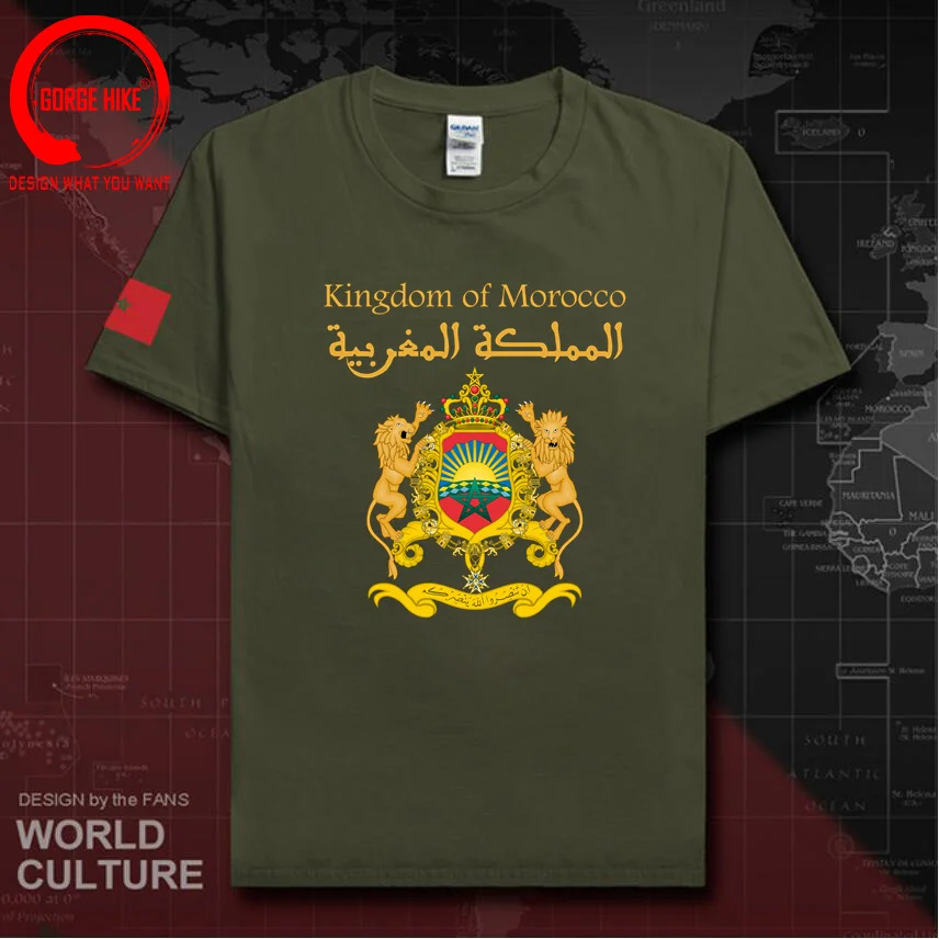 The Western Kingdom of Morocco Moroccan Men T Shirt Fashion Nation Team T-shirt Sporting Clothes Tees Country Pride MAR Clothing