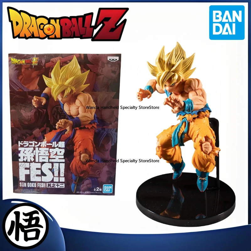 

In stock Bandal Dragon Ball FES Sun WuKong Collection of figures Anime characters Birthday gift Movie characters Model Ornaments