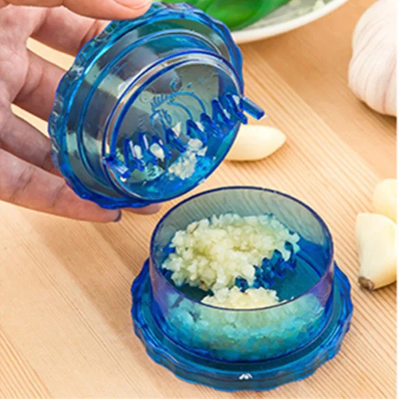 1pcs Garlic Presses Kitchen Grinding Mill Multifunction Ginger Garlic Crusher Food Chopper Kitchen Tool