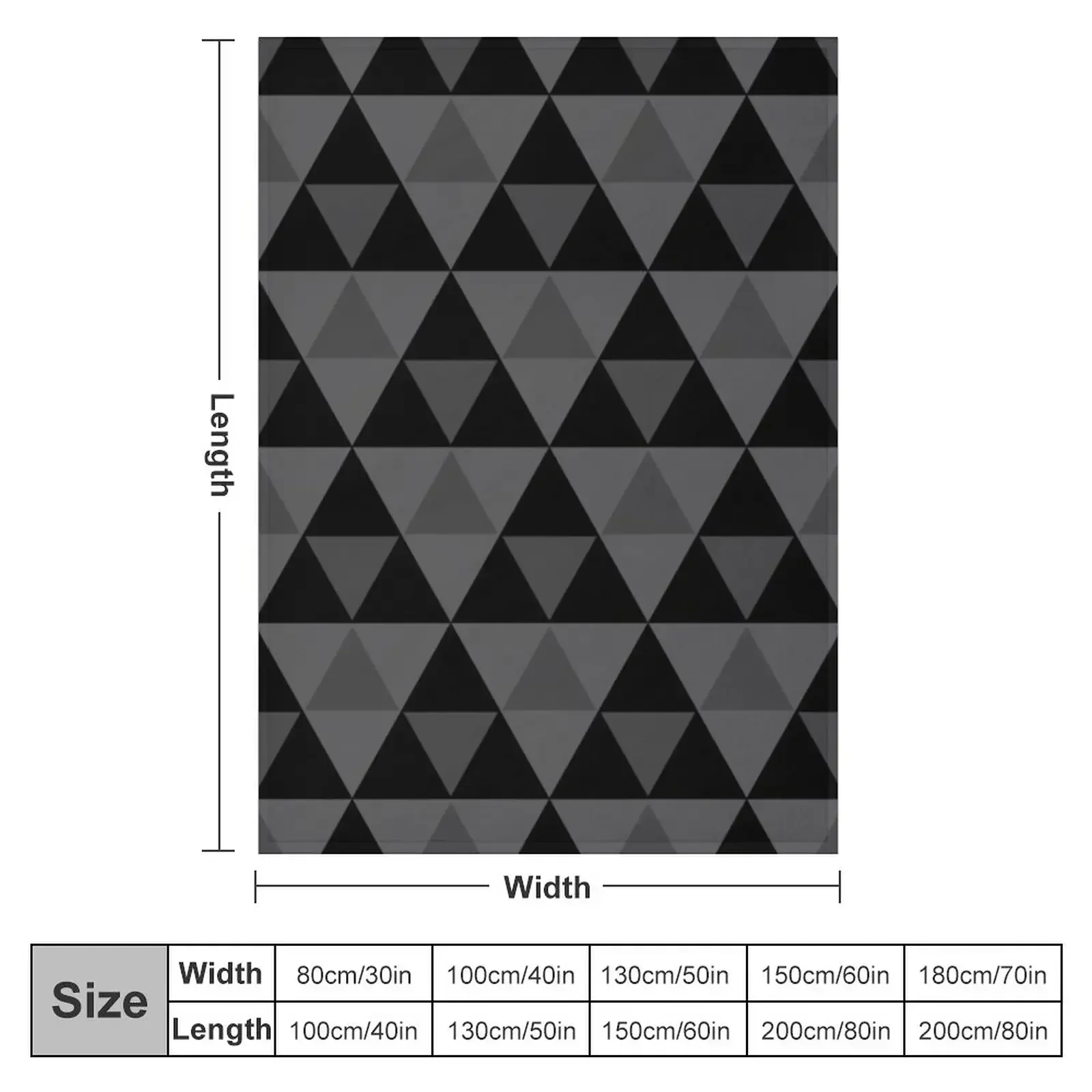Tri-Pattern Throw Blanket Soft Big anime Multi-Purpose Furry Blankets