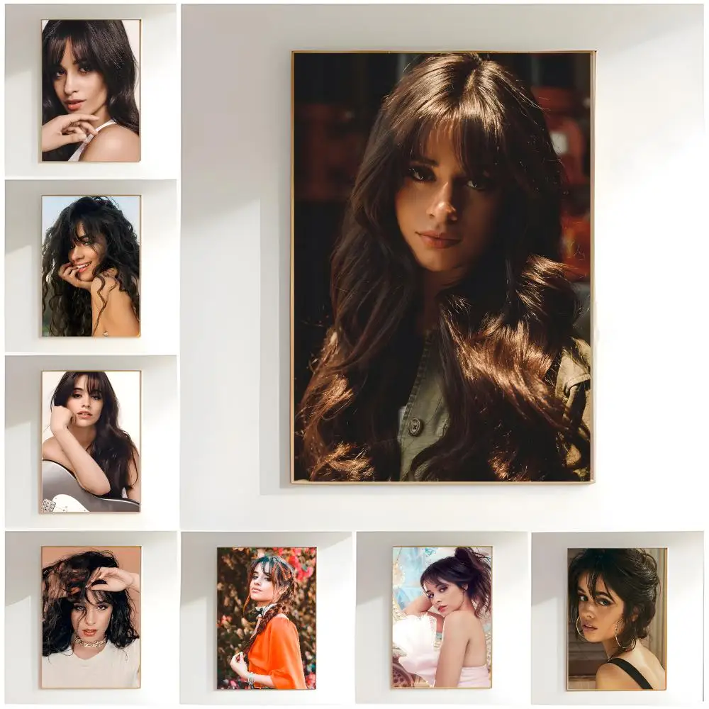pop singer c-camila cabello Poster Classic Wall Art  Home Decor  Peel and Stick Unframed