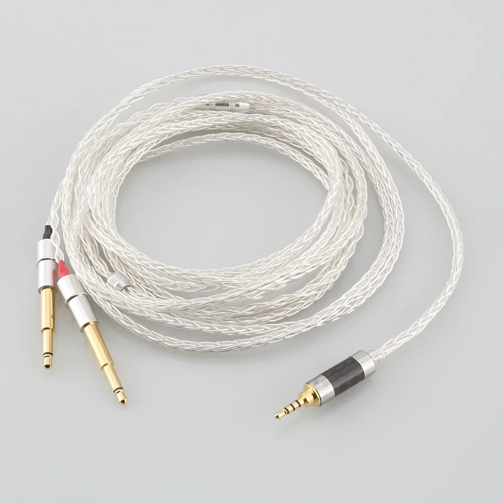 Audiocrast 819Ag OCC Silver Plated HiFi Cable with 2.5mm Trrs Balanced Male for MEZE99 Classics 99neo NEO NOIR