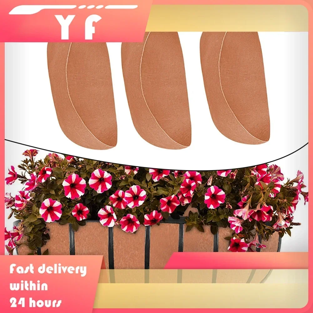 

3pcs Plant Basket Liner Felt Hanging Plant Liners Fabric Flower Basket Liners Felt For Outdoor Hanging Replacement Plant Basket