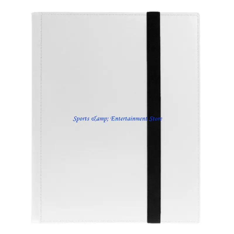 

G7NF Trading Cards Album Card Binder Album 360 Pockets with Elastic Strap Game Card Storage Folder 20 Pages for Each Booklet
