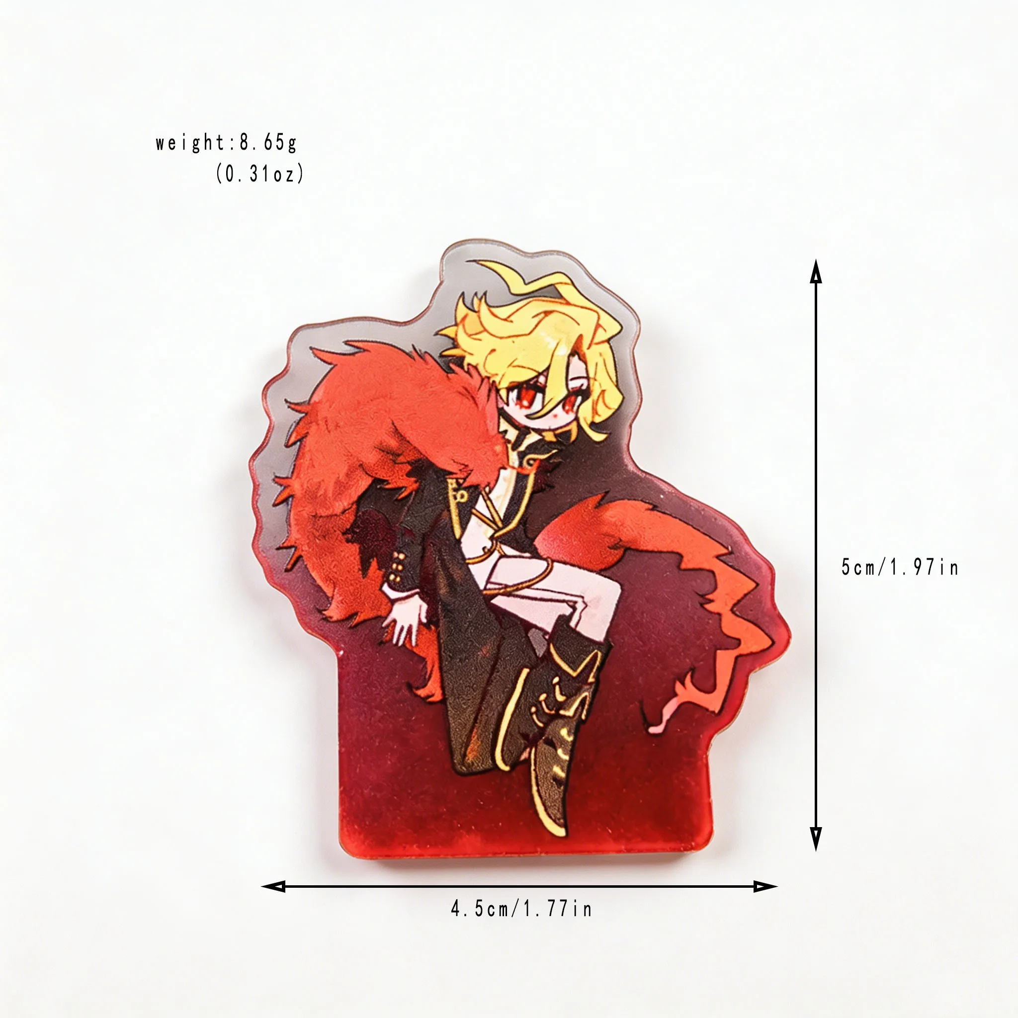 Limbus Company Don Quixote Acrylic Standee, Cute Q Version Game Character Desktop Ornament, Collectible Gift for Limbus Fans