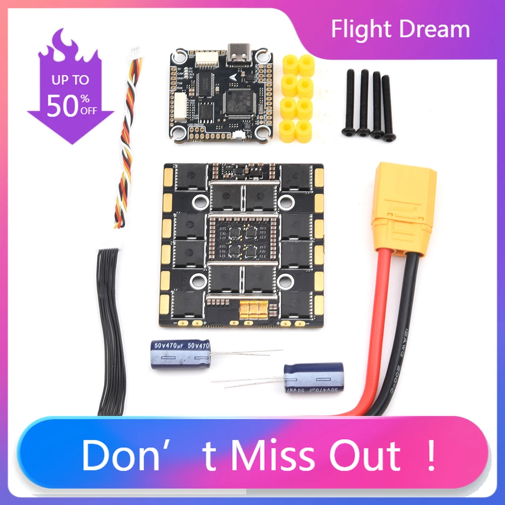 

NYF7 F722 Flight Controller FC 3-8S 100A 4in1 BLheli_S ESC Stacks For Mark4 APEX 13inch 15inch PT13 PT15 FPV Racing Drone