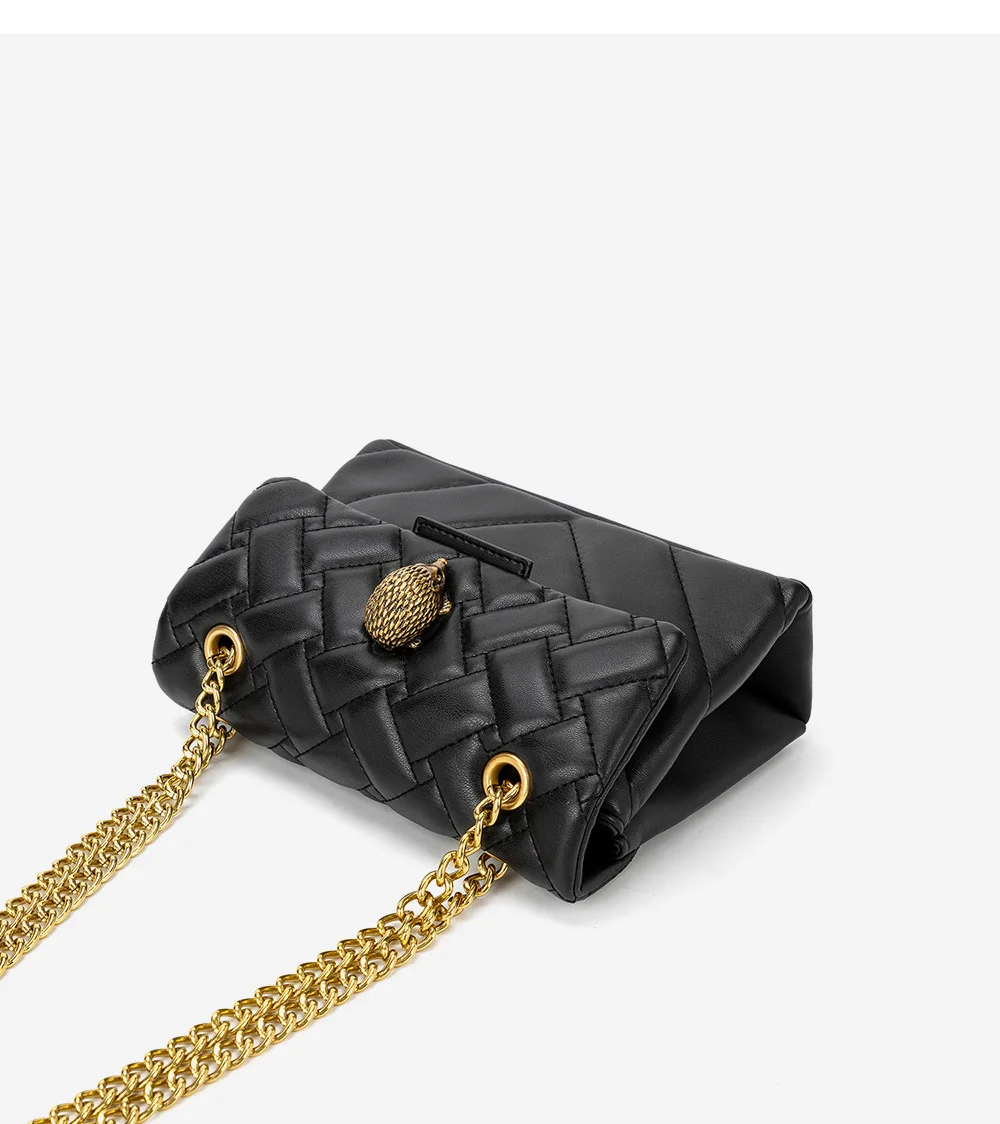 2026 neue modische Ketten-Igel-Umhängetasche für Damen, kleine Tasche, Umschlagtasche, Schultertasche, Crossbody-Tasche – Detail 15