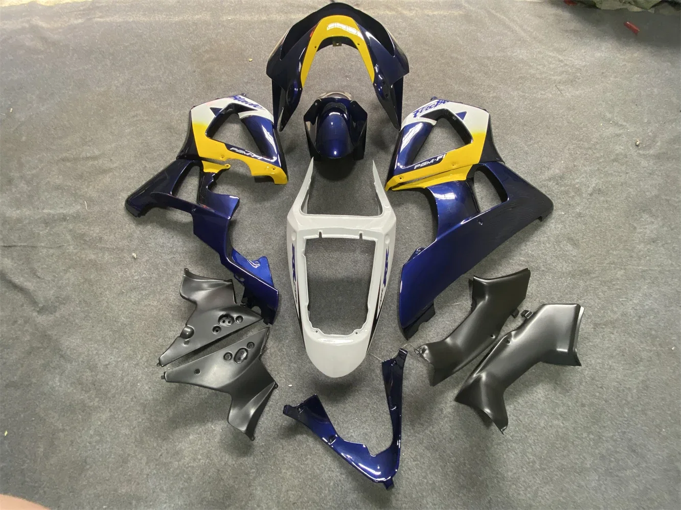 Superior Fairing kit Fit For CBR900RR 929 00 01 cbr929 Injection fairings CBR 929 2000 2001 Blue white yellow fairings