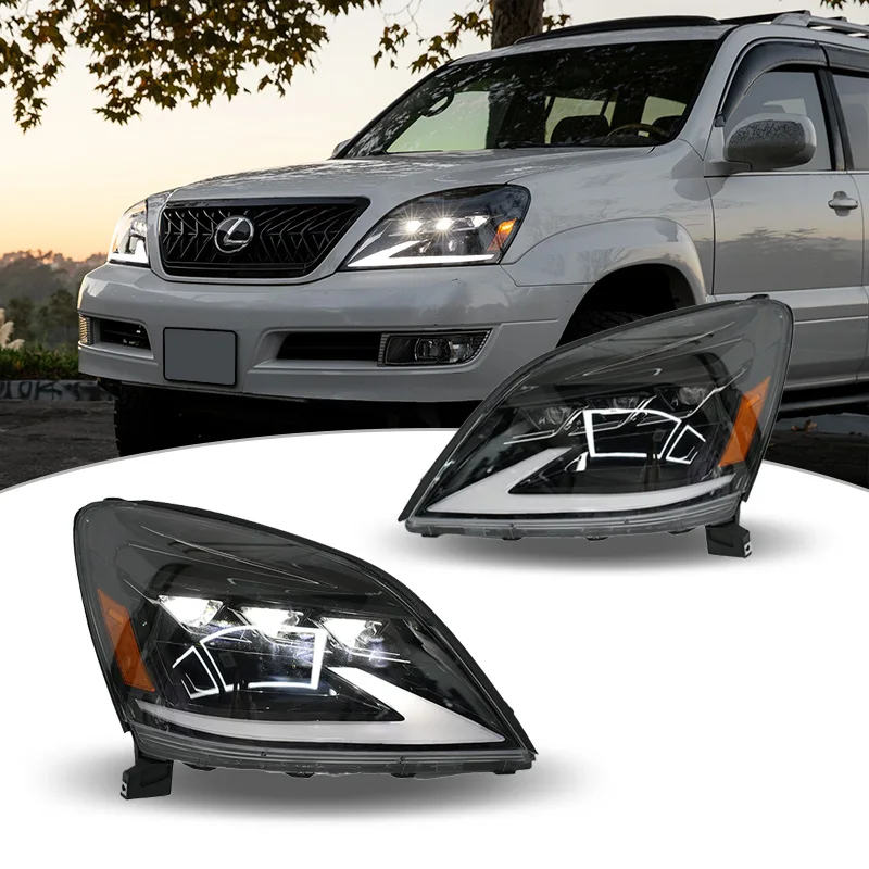 

Car Headlights Suitable For Lexus GX470 2003-2009 LED Modified Front Headlights