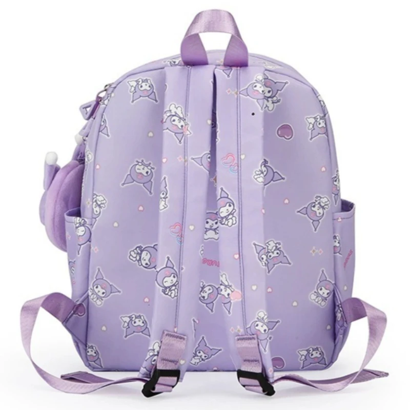 حقيبة مدرسية كاواي هالو كيتي مع محفظة نقود معدنية ساحرة كارتون كورومي مقاومة للماء حقيبة ظهر للطلاب سعة كبيرة حقيبة كتف هدايا