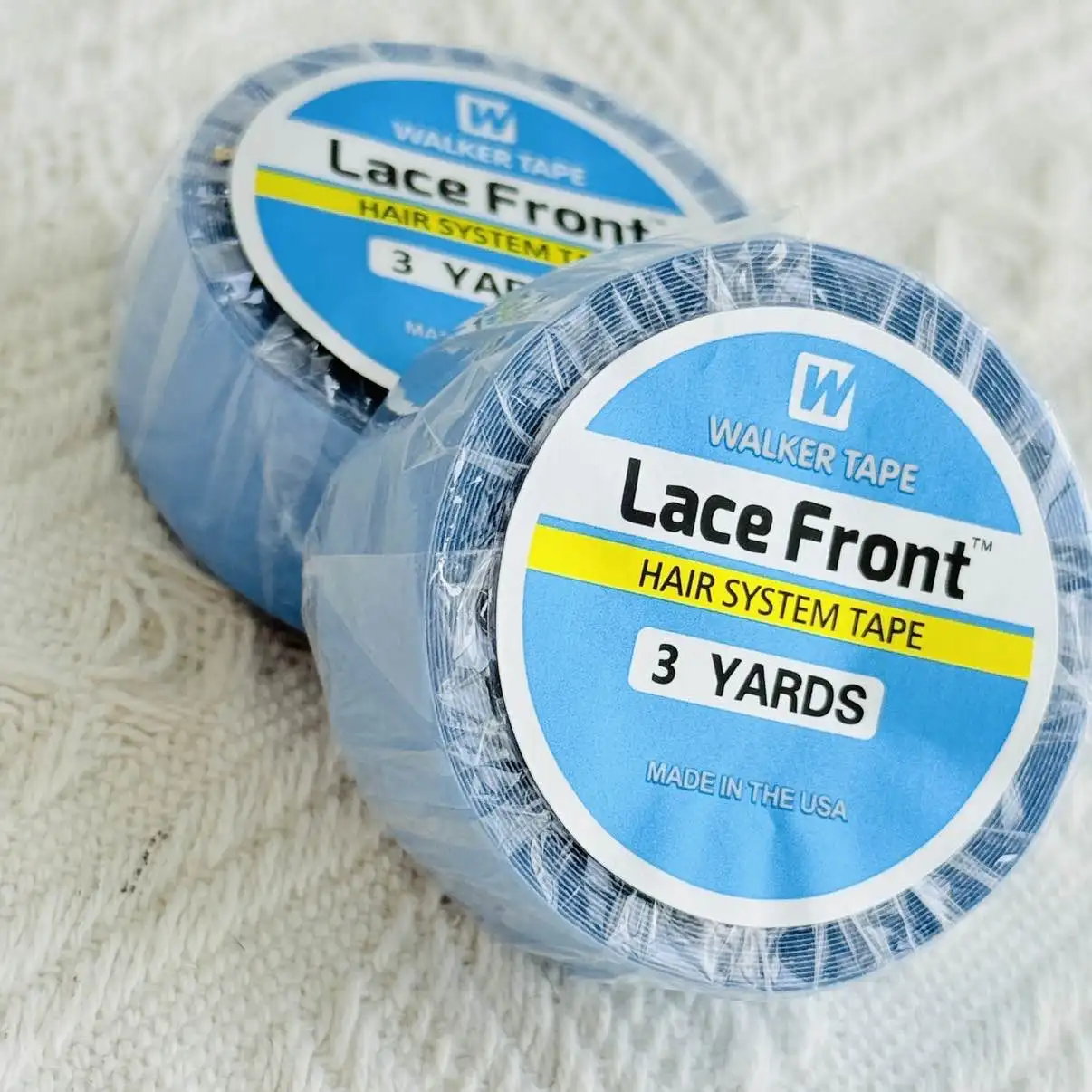 1/2/3Rolls 0.8/1CM*3 Yards Super Hair Blue Tape Double-Sided Adhesive Tape for Hair Extension/Lace Wig/Toupee view 5