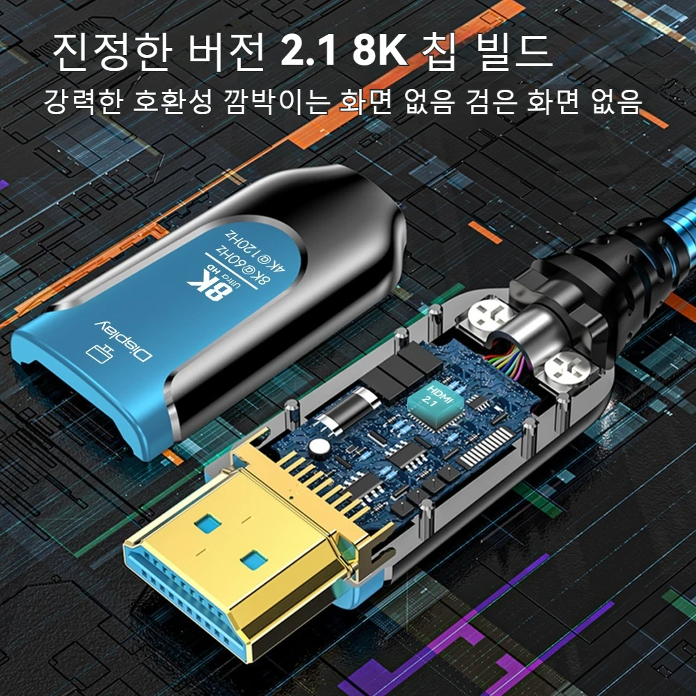 8K Armored HDMI Fiber Optic Cable 48Gbps 8K 60Hz 120Hz Ultra High Speed Armor HDMI 2.1 Cable Dynamic HDR eARC HDCP for HD TV Box