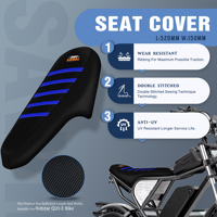 Sawrain Motorcycle Electric Bike Seat Cover for Ridstar Q20 Protection Antislip Waterproof E Bike Seat Cushion Covers