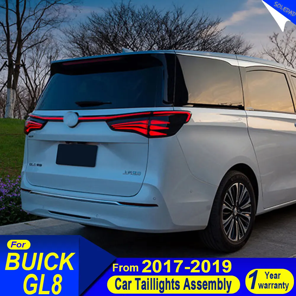 

Car Tailligts Assembly for Buick GL8 2017-2020 Driving Light LED Brake Light Sequential Turn Signal LED Reverse Light Fog Light