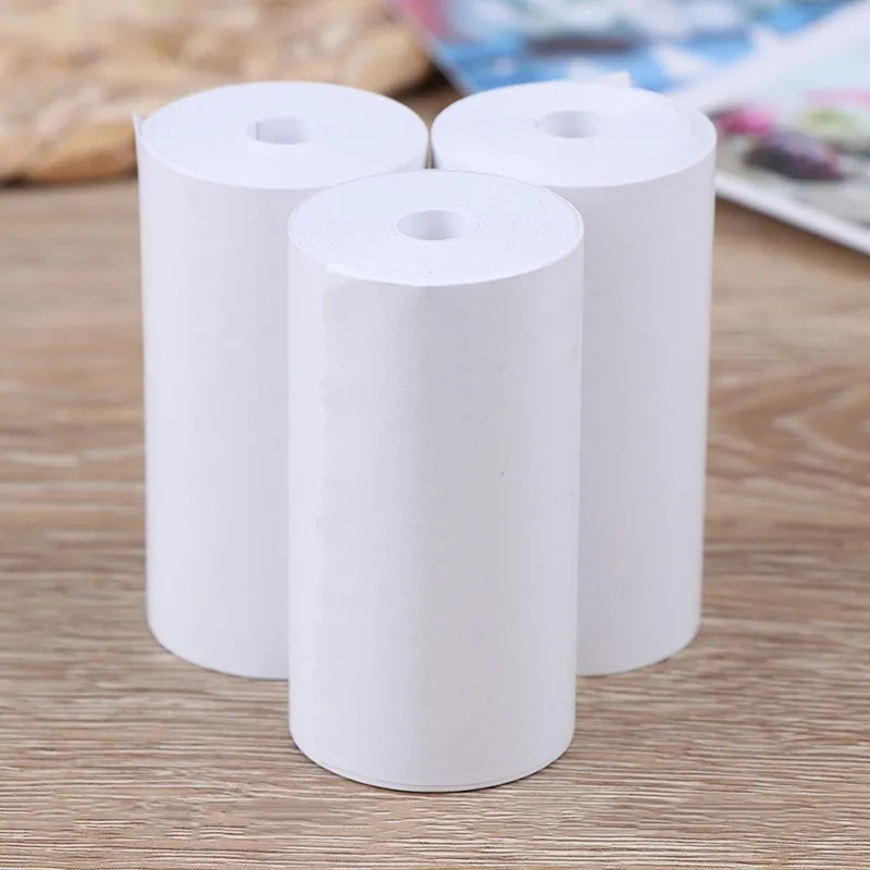 1 Roll 57*30mm Thermal Paper Color White for Children Camera Instant Printer Kids Camera Printing Paper Replacement Accessories