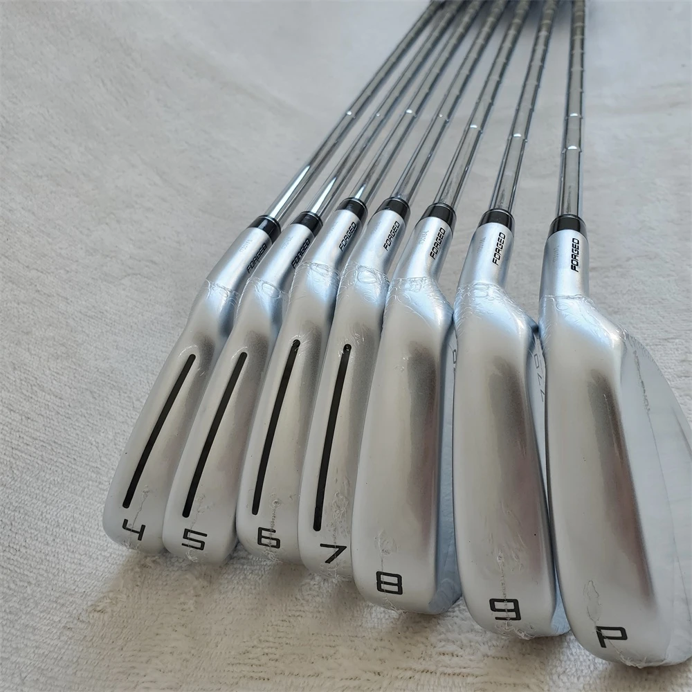 The 4th Men Brand Golf irons p Golf club  iron Set 4-9 P (7pcs770) With Steel/Graphite Shaft Head Cover