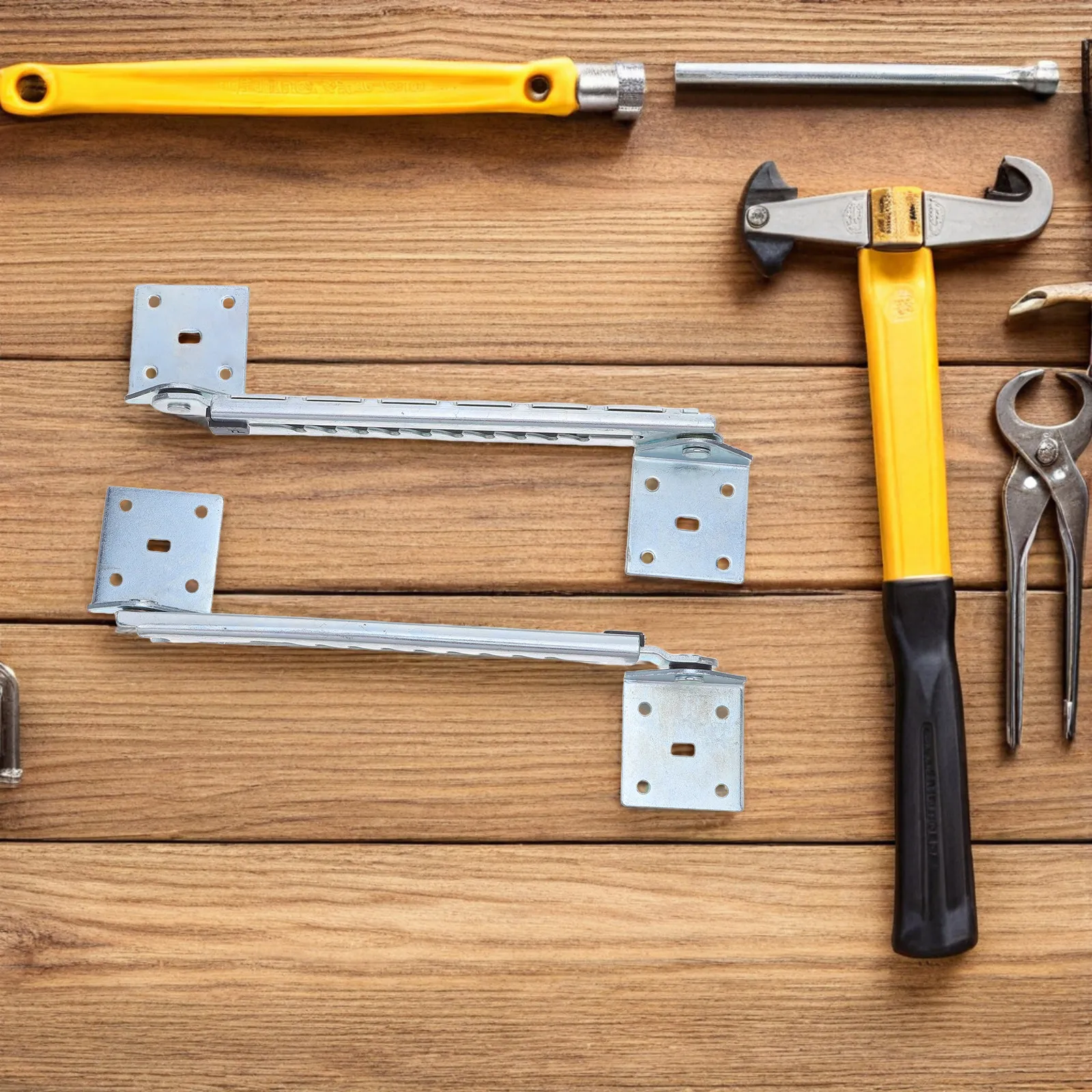 

Комплект из 2 регулируемых телескопических подъемных механизмов для изголовья массажной кровати, 10 уровней регулировки, мебельная фурнитура для дивана-кровати