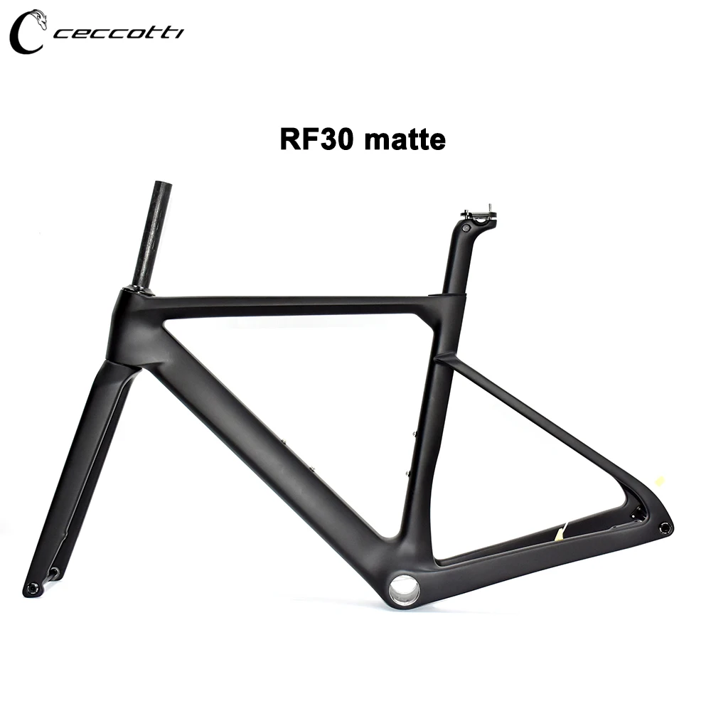 CECCOTTI Brand RF30 Model Road Bike Framework T1000 Full Carbon Bike Frame And Full Hidde Cable Design T47BB Bicycle Frameset