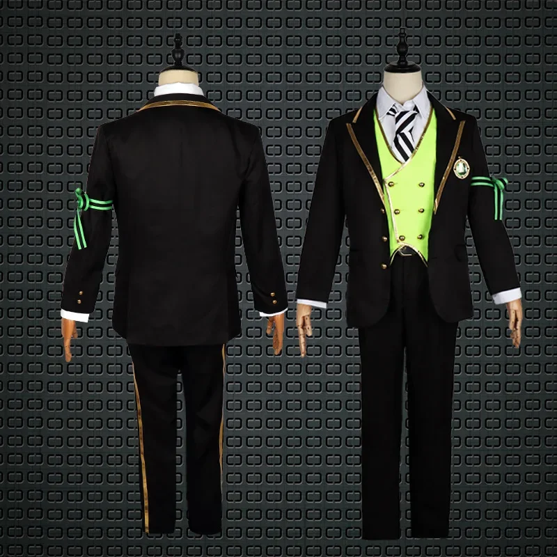 Anime Game Twisted Wonderland cosplay Costume Men School Uniforms Riddle Floyd Lilia Costumes for Halloween Party