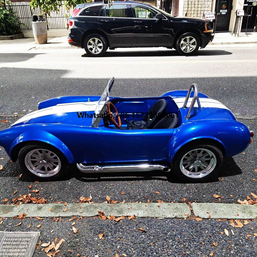 Go-kart elettrico Pro Cobra con doppio sedile, motore brushless da 2200 W, per adulti e adolescenti, velocità massima 50 km/h, freni a disco.