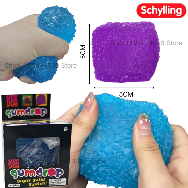 

Schylling Nee Doh Maltose Ice Cube Soft Sensory Fidget Toy Stress Relief Anxiety Relief Blind Box Gift for Friends