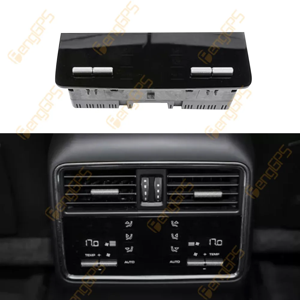 Air Conditioning Screen For Porsche Cayenne 2017-2021 AC Panel Climate Control LCD Screen HD Touch Stereo Screen Car Accessories