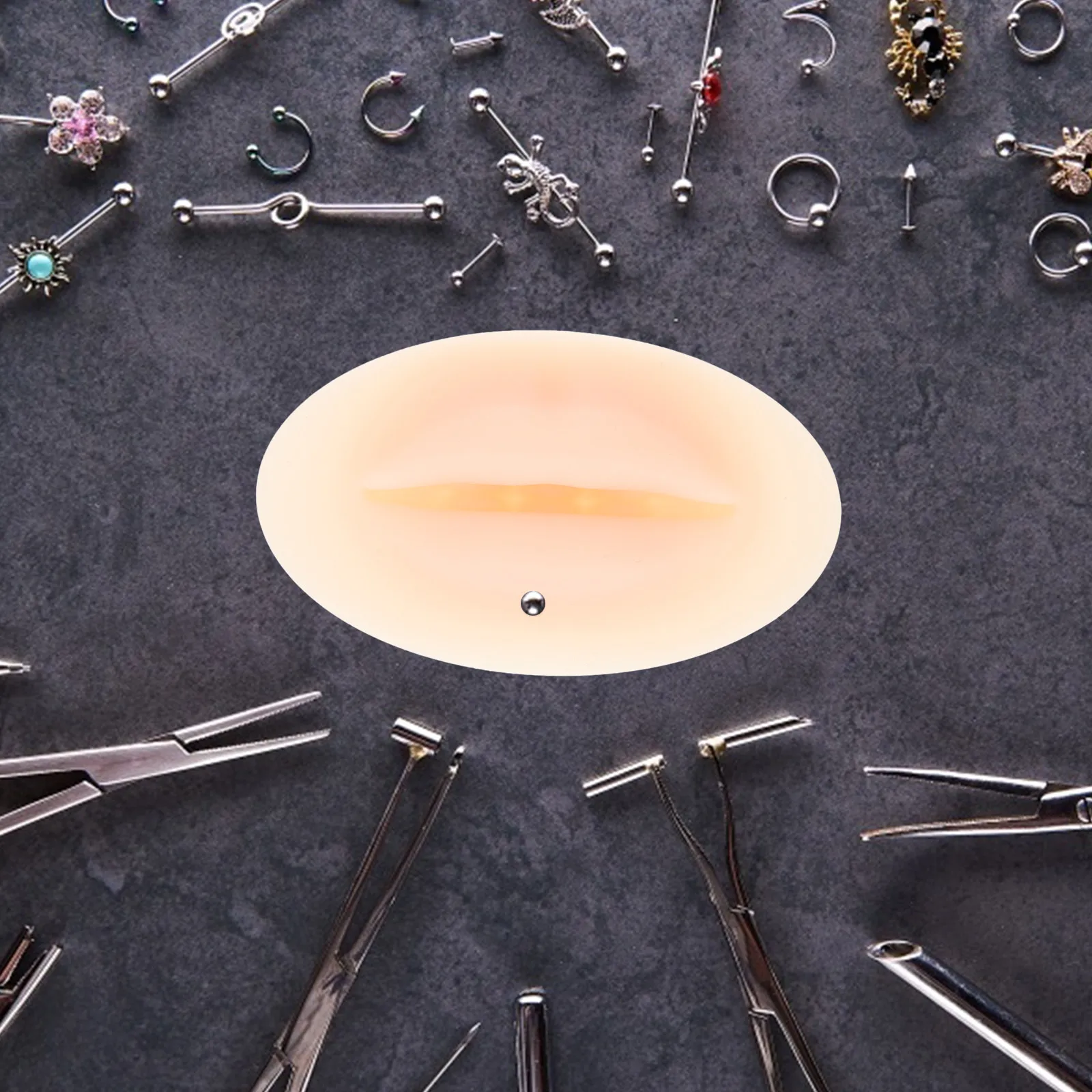 

Силиконовая 3D-модель губ для тренировки татуажа, реалистичная поверхность для отработки навыков управления губами, тренажер для тренировки тату-моделирования