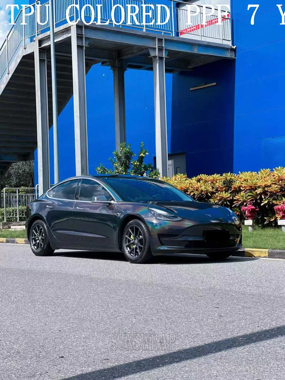 

Stealth Black Holographic TPU PPF Full Wrap Film Paint Protection Film for Luxury & Sport Cars | Self-Healing, Scratch Proof