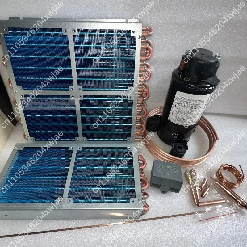 Mini 220V/24V Air Conditioning System DIY Compressor Chiller Kit Portable Vehicle Air Cooling Equipment