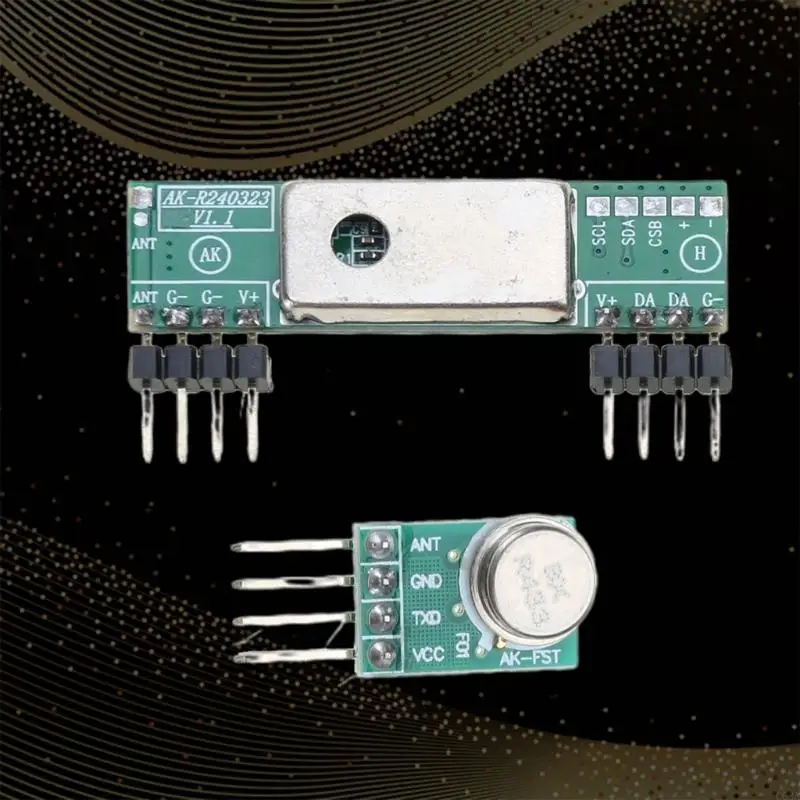 C63A 433Mhz Superheterodyne Transmitting Superheterodyne Module Receiving High Sensitive Transceiver Wireless Receiver Module