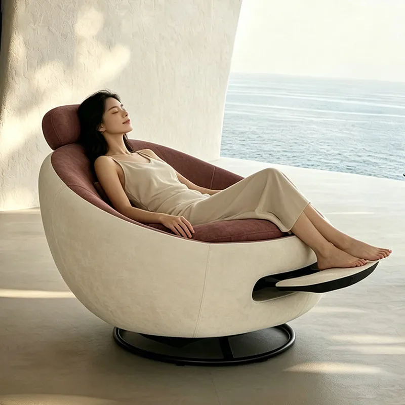 Beauty Sleeping Lounge Chair Beige Designer Art Salon Designer Living Room Chairs Bauhaus Bedrooms Silla Mecedora Home Furniture