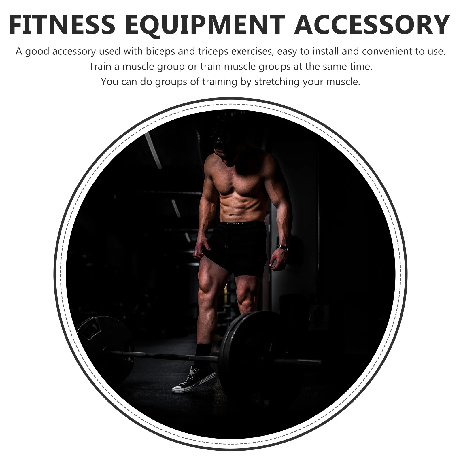 

1Set Fitness Resistance Band Professional Elastic Rope for Strength Training Muscle Exercise Portable Workout Pull Rope