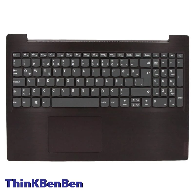 

TR Turkish Dark Orchid Keyboard Upper Case Palmrest Shell Cover For Lenovo Ideapad L340 15 15IWL 15API 5CB0S16704