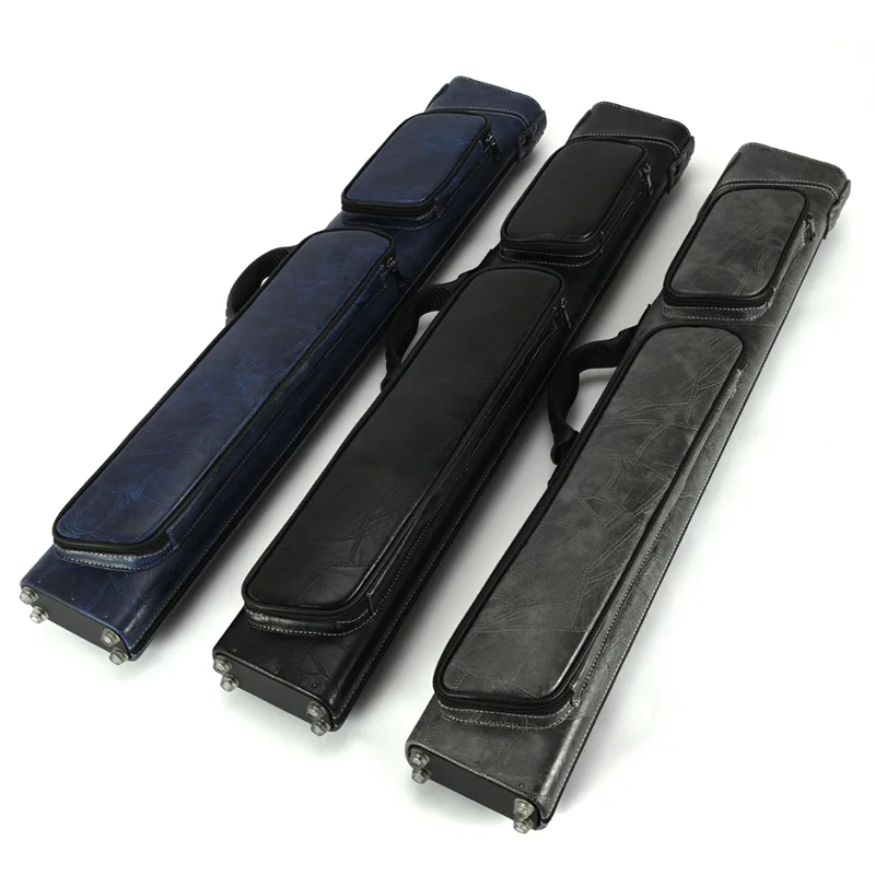 

Superior Quality 3B4S 7 Holes Leather Billiard Pool Snooker Cue Stick Carry Case Cue Bag
