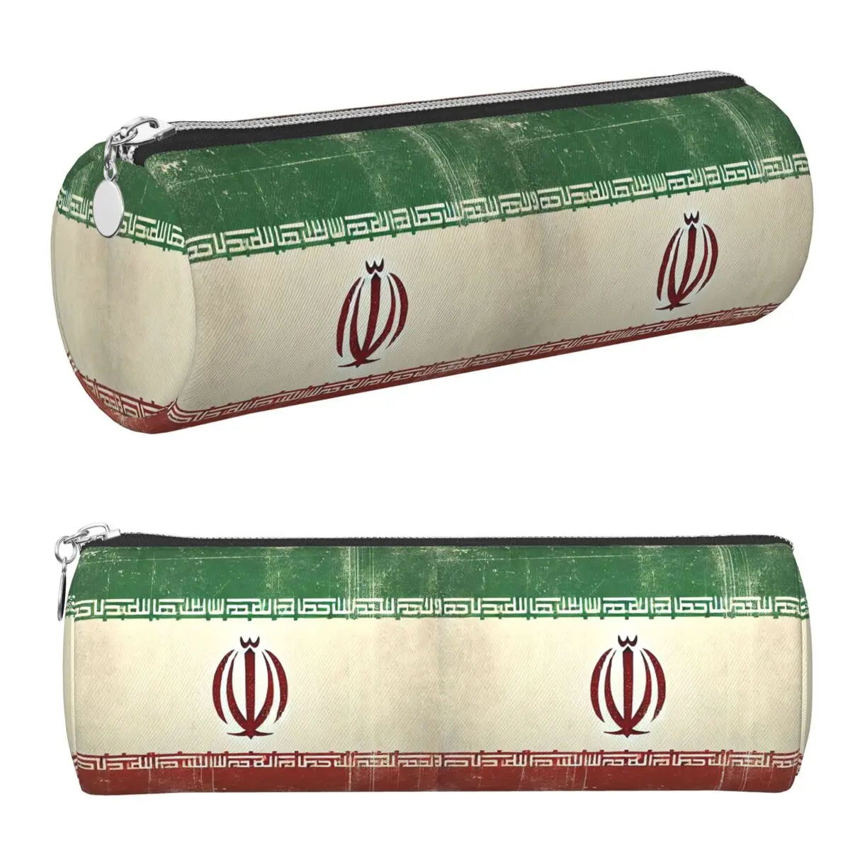 Flag Of Iran Iranian Pencil Cases Pencil Pouch Cylinder Pen Box Pencil Bag for Boy Girl Gifts