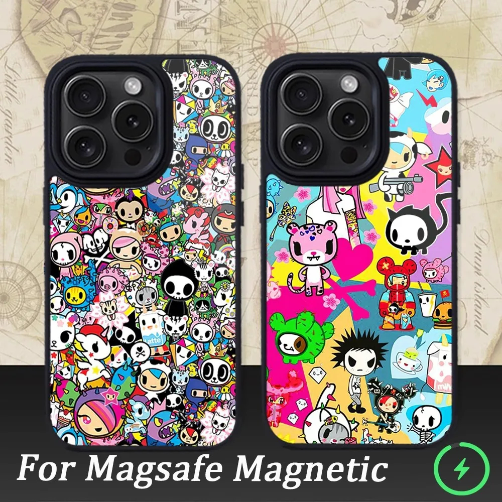 Japan Tokidokis  Phone Case For iPhone 15 14 13 12 11 Pro Max Plus Magnetic for Macsafe Cases Cover