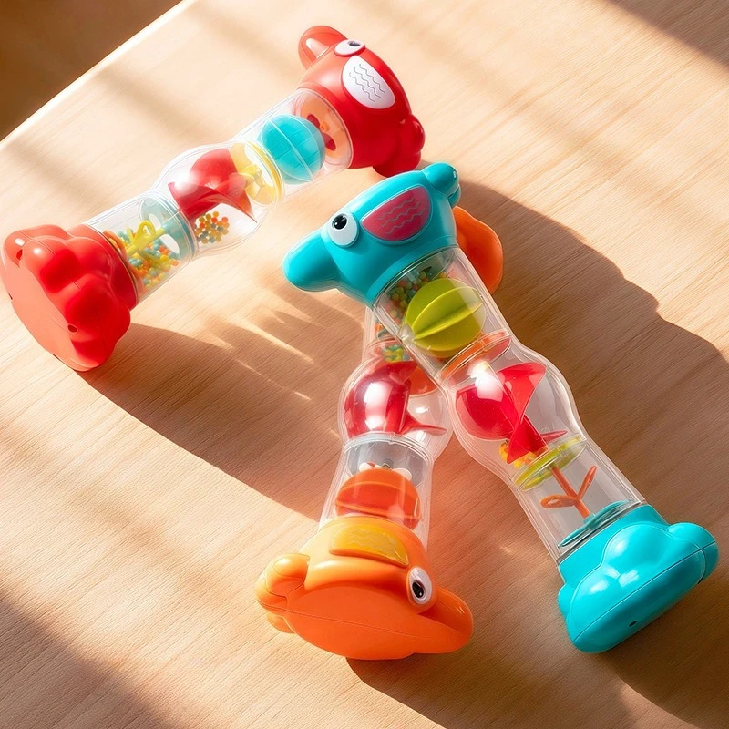 Baby Sanduhr Spielzeug Rotierende Musik Tamburin Spielzeug Sand Hammer Instrumente Ball Rollen Visuelle Auditive Übungen Beruhigende Babys