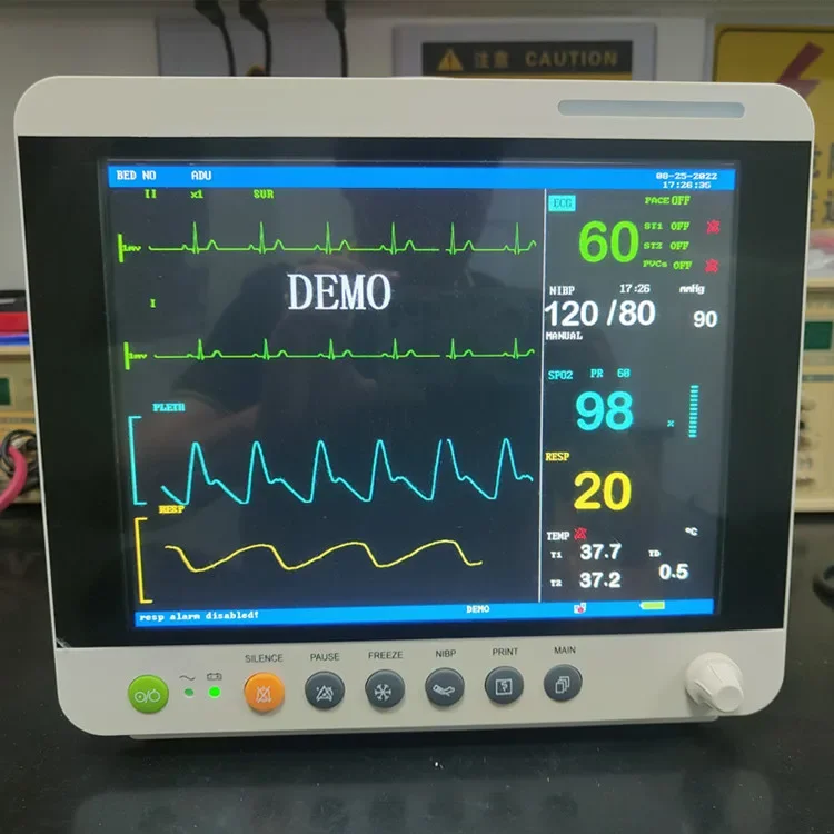 Custom Portable Human Or Animal Use Vital Signs Monitor Multiparameter ECG Monitor Hospital Bedside Monitors