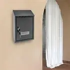 

Большой падельный ящик, настенный почтовый ящик, открытый домашний офис, почтовый ящик, запираемый