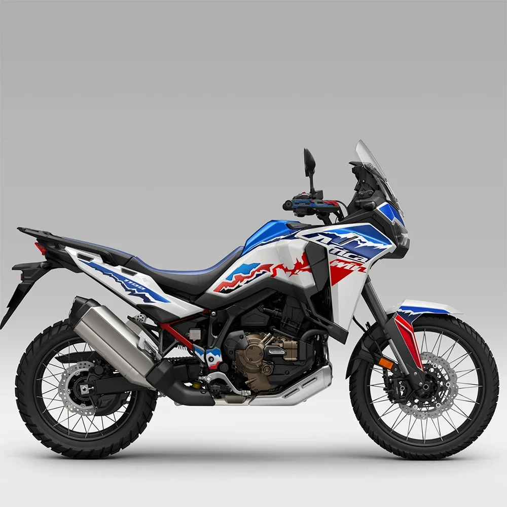 For Africa Twin CRF1100L Twin 1100 CRF 2024 2025 3D Reisin Sticker Kit Front Fender Protector Sticker