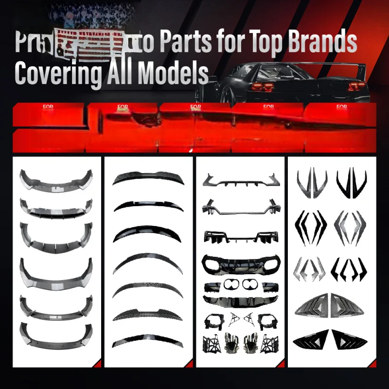 High Quality Rear Wing Spoiler SUV 2018+ Auto Body Kits Gloss Black Easy Installation Exterior Accessories