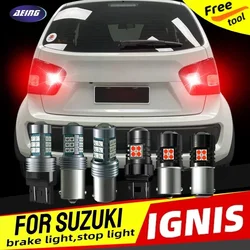2pcs Car LED Brake Stop Tail Lights Blubs Red No Error For Suzuki IGNIS MK 1 2 3 MF FF FM MH 2008 2010 2013 2016 2017 2018 2023